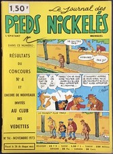 LE JOURNAL DES PIEDS-NICKELÉS - L’ÉPATANT n°94 novembre 1973 Bon état