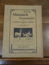 Almanach formulaire des