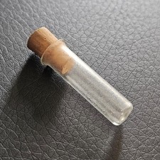 Tube a essai verre soufflé éprouvette bouchon en liège laboratoire