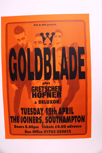 Affiche goldblade gretschen - affiche,