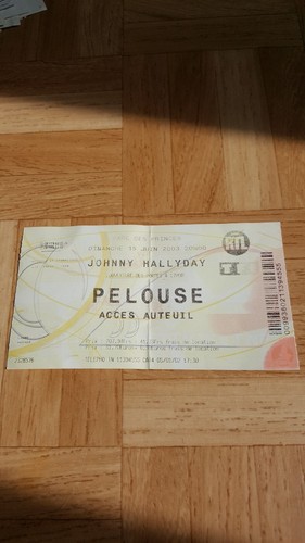 Billet concert johnny - de,