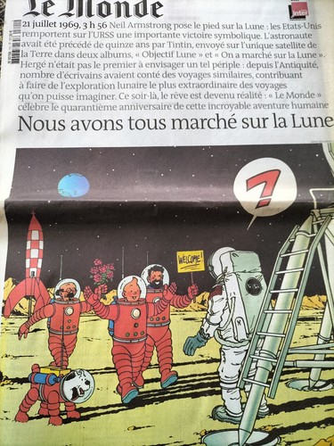 Tintin cahier le - le, monde