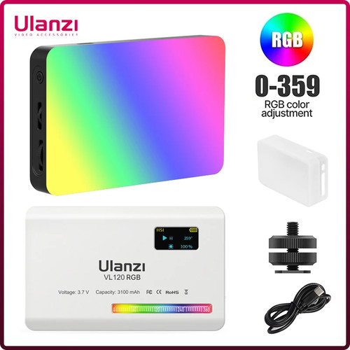 Ulanzi vl120 rgb led panneau - vl120,