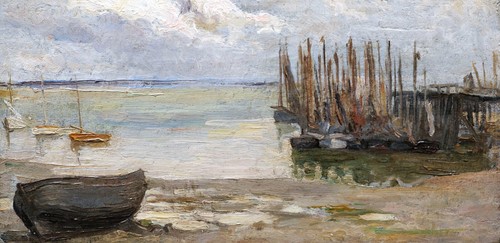Landscape painting brittany - landscape,