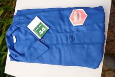 VESTE DE TRAVAIL BLEU VINTAGE SANFOR COTON TAILLE 44