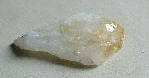 Pointe citrine chauffée brute - citrine,