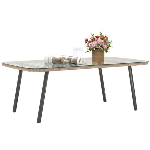 Outsunny table basse jardin - table, de