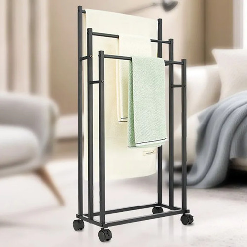 Porte serviettes sur pied - porte-serviettes,