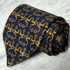 Cravate HERMES soie logo