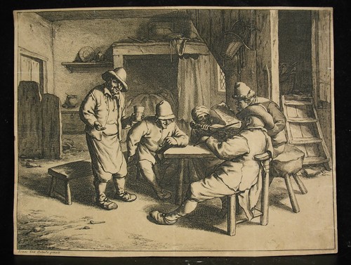 Gravure xviie adriaen van - gravure,