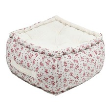 Coussin de sol écru avec