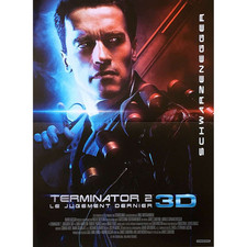 TERMINATOR 2 Affiche de film 3D - 40x60 cm. - 2017 - Arnold Schwarzenegger, Jame