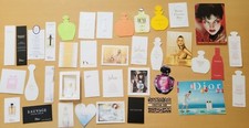 Lot de 38 cartes parfumées DIOR toutes différentes grand parfumeur  