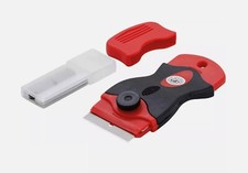GRATTOIR AVEC 5 LAMES DE RASOIR 38 MM POUR ADHESIF JOINT COLLE PEINTURE MASTIC