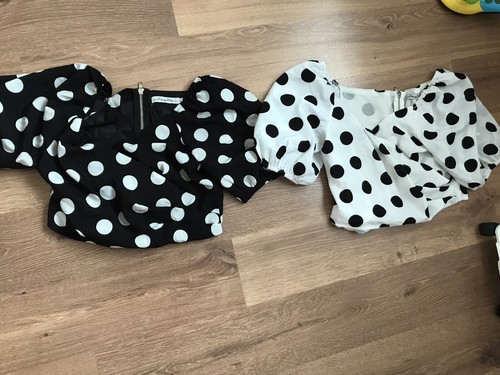 Haut femme court pois taille - femme,