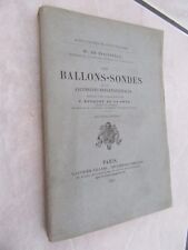 BALLONS SONDES DIRIGEABLES 1899 ASCENSIONS INTERNATIONALES AEROSTAT