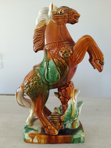 Statue cheval céramique - statue, en