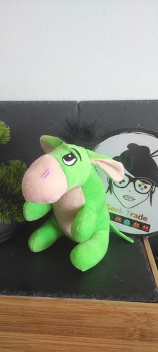 Peluche bourriquet vert fluo - bourriquet,