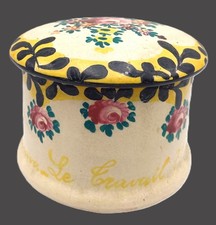 JOLIE BOITE BONBONNIERE FAIENCE BRETONNE KERALUC? KERCY? QUIMPER? ANNEES 40-50