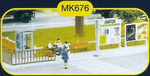 Mkd 676 mobilier urbain ho - -,