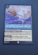 Rapière Du Capitaine Crochet 199/204 Foil Lorcana Chapitre 3 Fr Neuve