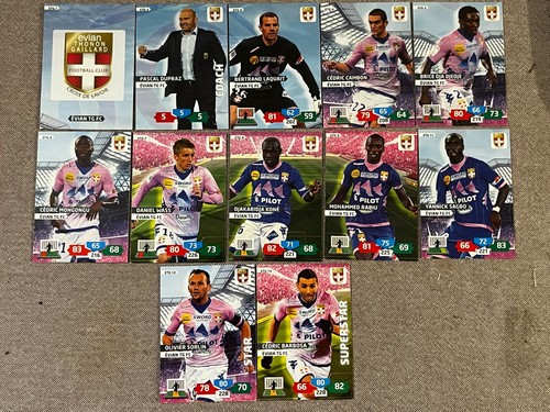 Lot cards panini adrenalyn - 12,