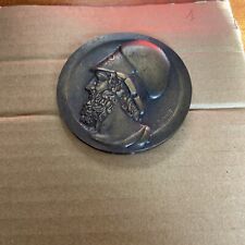Antique Pericles Greek Bronze Medallion