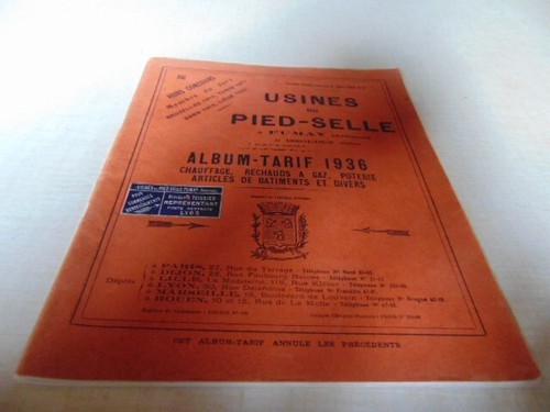 Album tarif 1936 - album,