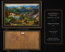 Osnophla 1970 huile panneau - osnophla,