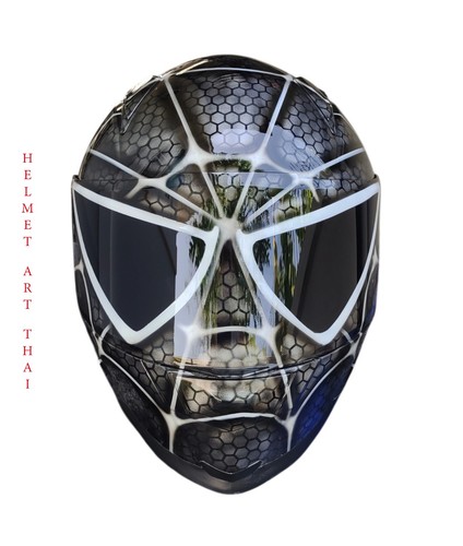 Casque moto custom - casque, spider