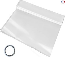 VEVOR Film de Serre 4,9 x 7,6 m Bâche de Serre Transparente PE Film 