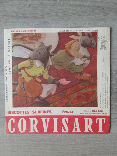Buvard biscottes corvisart - biscottes,