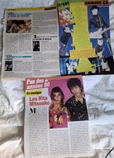 Rita Mitsouko Catherine Ringer lot De coupures de presse