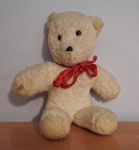 Ancien ours peluche old - en,