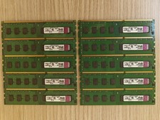 Lot 10x RAM Kingston 2 Go DDR3 1333 MHz PC3-10600 DIMM – Total 20 Go
