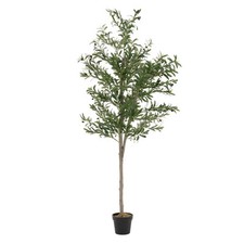 Olivier artificiel plante arbre pot fausse 210 cm décoration intérieur/extérieur