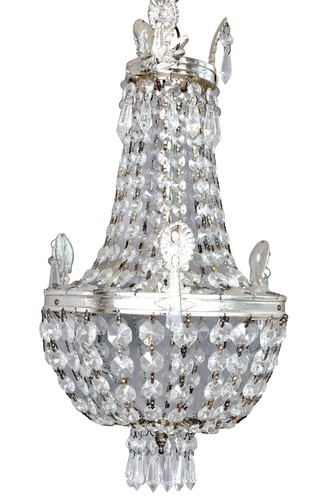 Lustre corbeille plafonnier
