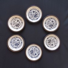 6 assiettes plates soucoupes