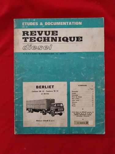 Revue technique camions - revue,