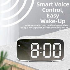 Réveil Silencieux LED Horloge