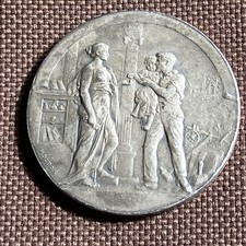 France, Jeton, Caisse d'Epargne de Reims, Dubois.H,en Argent Diamètre 32 mm