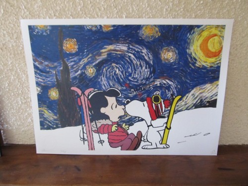 Serigraphie pop art snoopy - pop, et