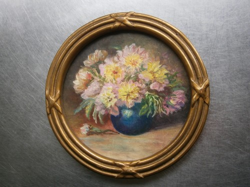 Peinture huile miniature - peinture,
