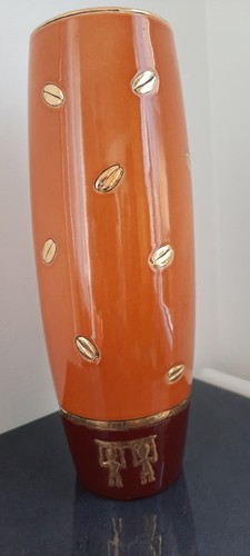 Emaux longwy grand vase - longwy, "