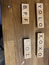 Scrabble letter word magnets - letter,
