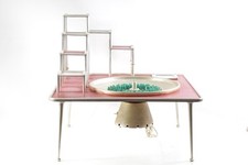 Grande Ancienne Banc À Fleurs