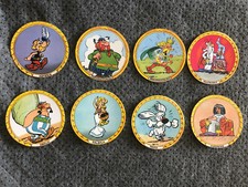 ASTERIX : 8 portraits publicitaire Astérix 1967 - offert par la  Vache qui rit -