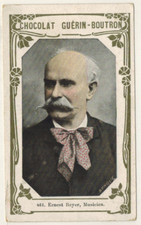 Chromo-Ernest Reyer-Compositeur-Marseille-Musique-Chocolat Guerin Boutron