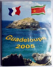?GUADELOUPE - Essai/Prototype/Trial/Probe - Set essai des 8 monnaies €uro 2005
