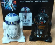 Poivrier et Salière STAR WARS, Droides R2 D2 + R2 Q5 - BLUW, Lucasfilm 2014